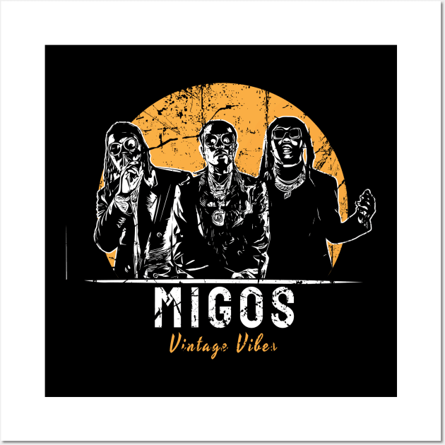 vintage vibes migos Wall Art by Now and Forever